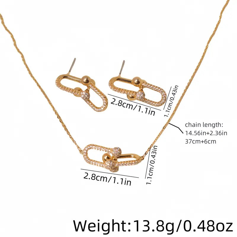 Middle Eastern-inspired jewelry set