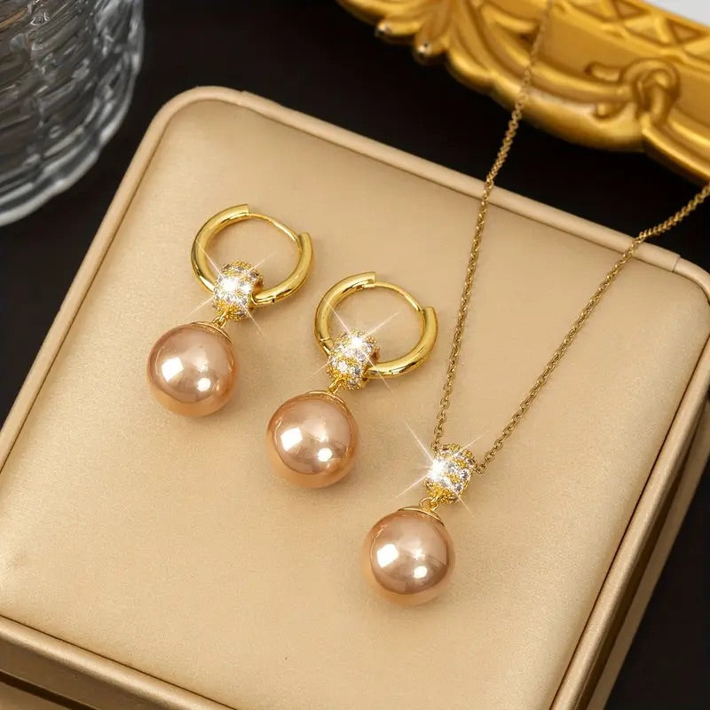 Minimalist 3-piece European jewelry set